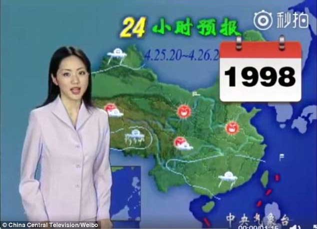 Ngắm nữ MC thời tiết 22 năm nhan sắc không đổi Ngắm nữ MC thời tiết 22 năm nhan sắc không đổi